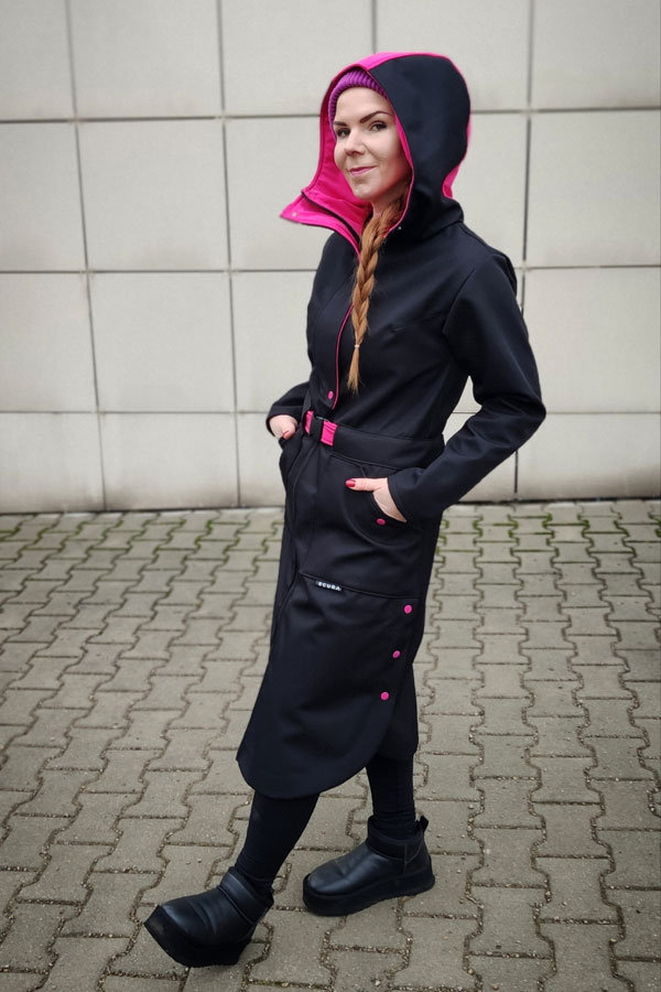 SingulariX coat black/pink