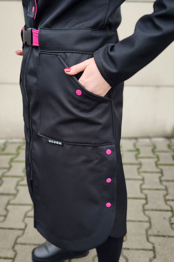 SingulariX coat black/pink