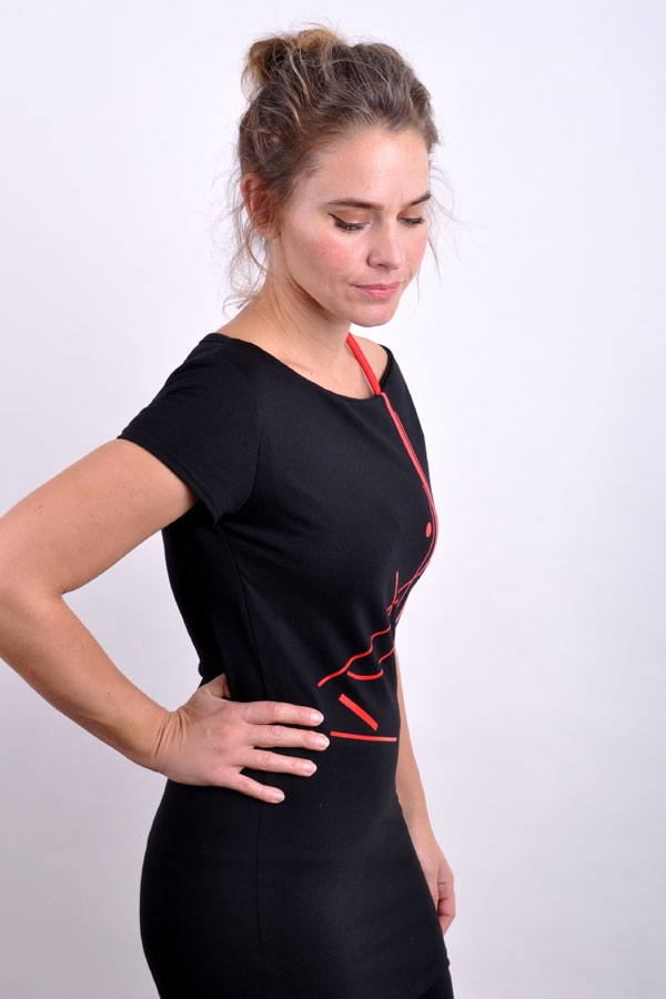 AbsartiX top black/red