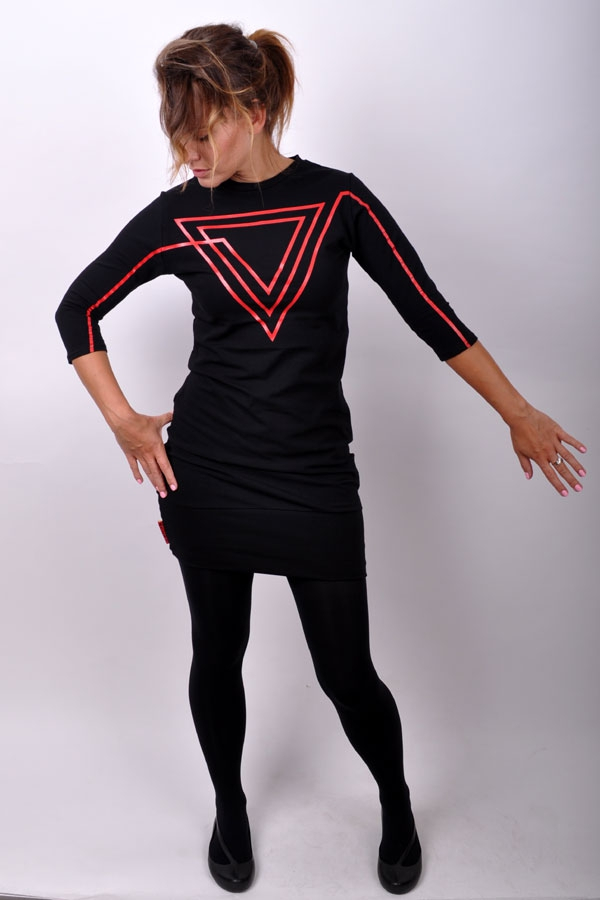 TriangliX dress black/red