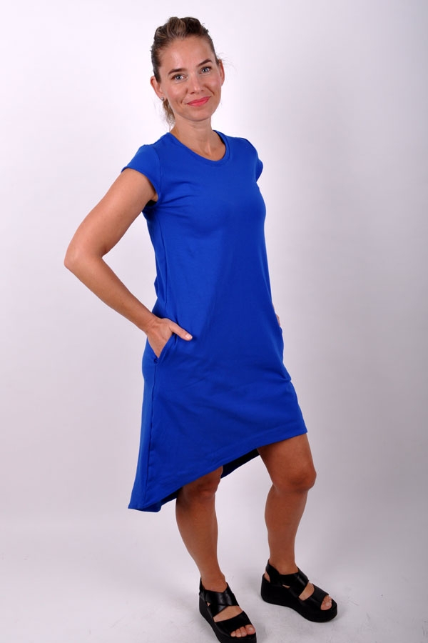 RoundiX dress blue / short sleeve