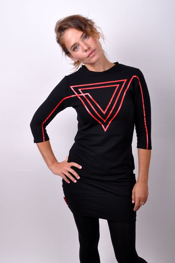 TriangliX dress black/red