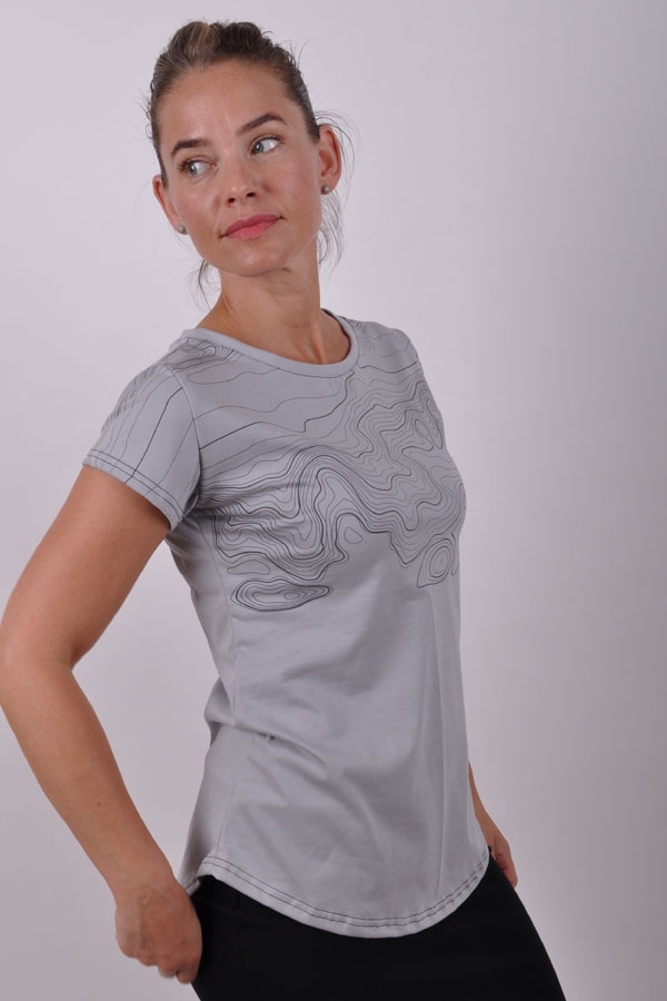 ContourliniX t-shirt light grey