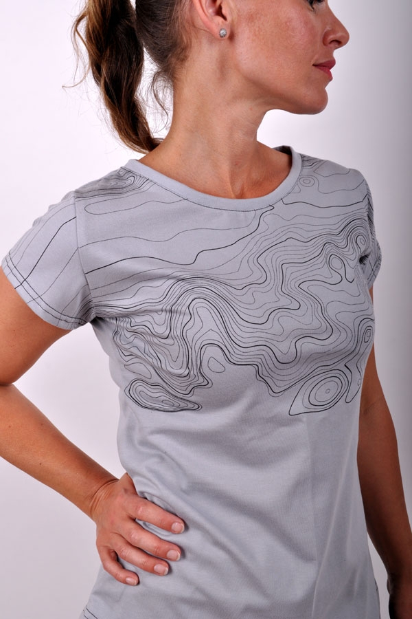 ContourliniX t-shirt light grey